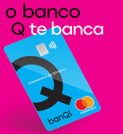 banQi é a aposta da Via Varejo para bancarizar o consumidor. A conta é gratuita e pode ser aberta tanto em lojas físicas quanto no aplicativo no celular. (imagem: banQi /divulgação)